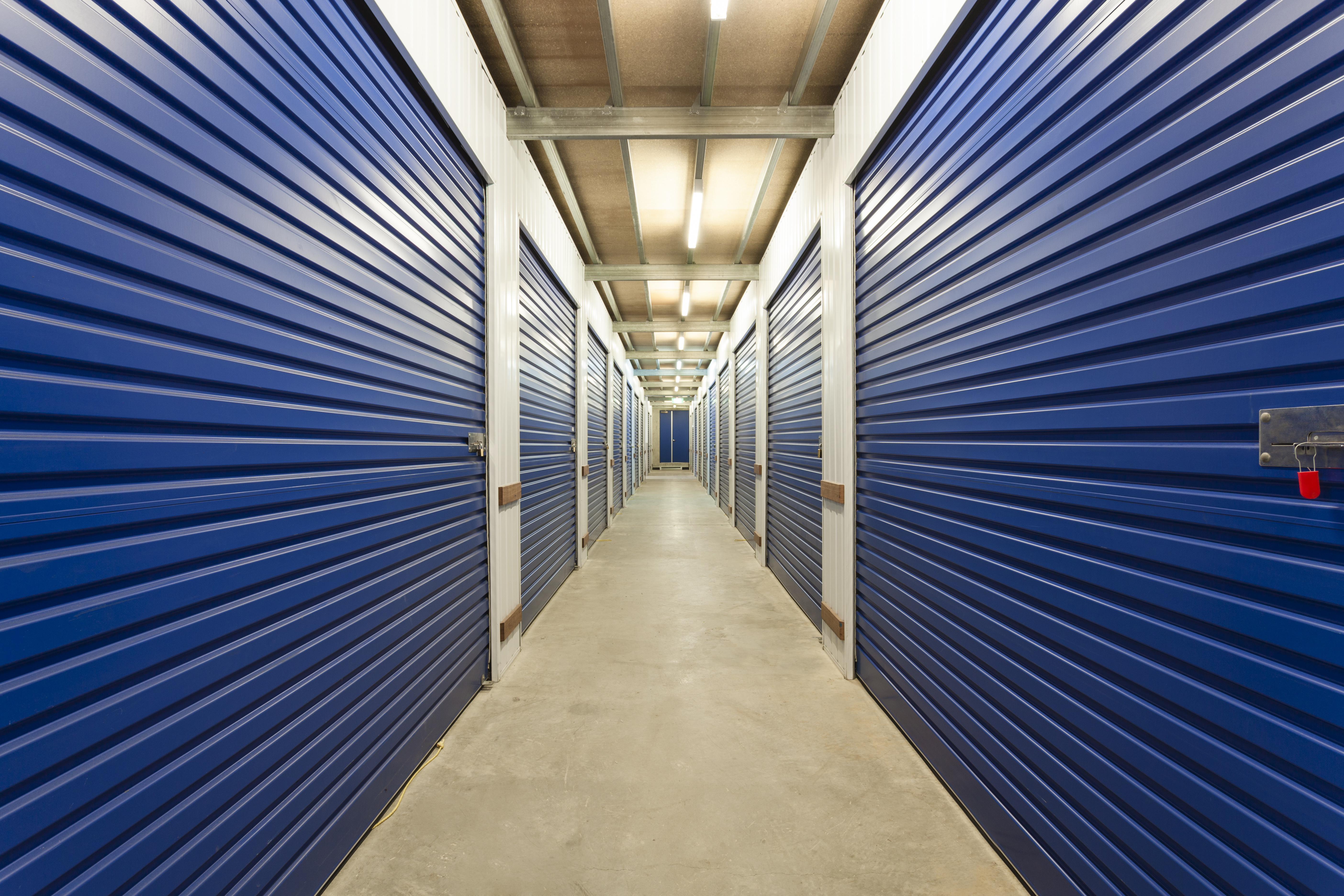 Warehouse with private storage sheds